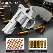 Automatic Pistol ZP5 357 Mechanical Continuous Firing Revolver Soft Dart Bullet Toy Gun CS Outdoor Weapon for Kid Adult