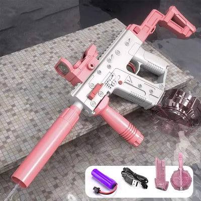 Electric Long Vector Mag Fed Water Suiqrting Toy Gun Large Capacity Water Soaker Gun Toy for Summer